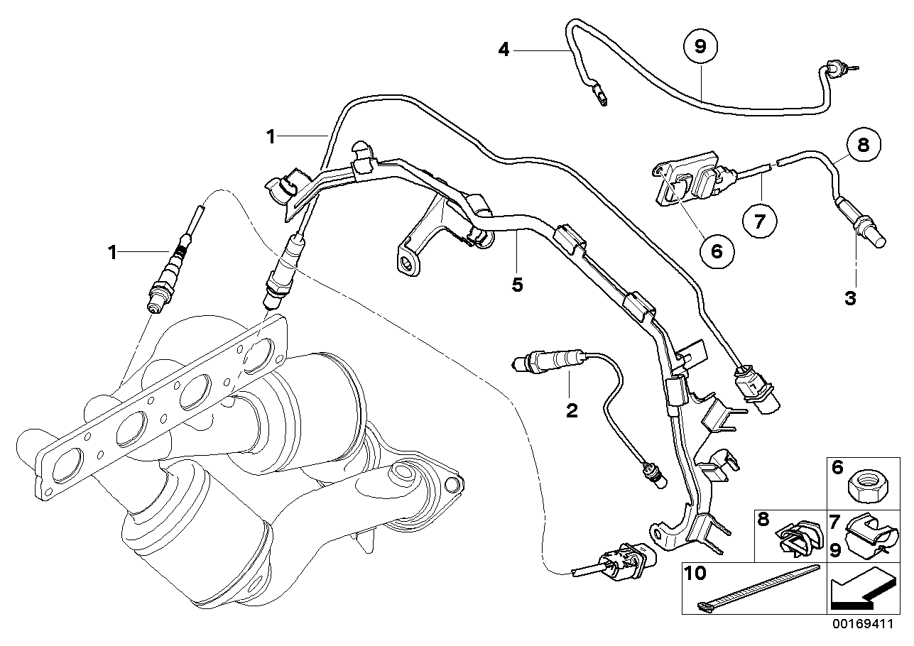 Нет питания на лямбда зонд бмв е39 м52 - 98 фото