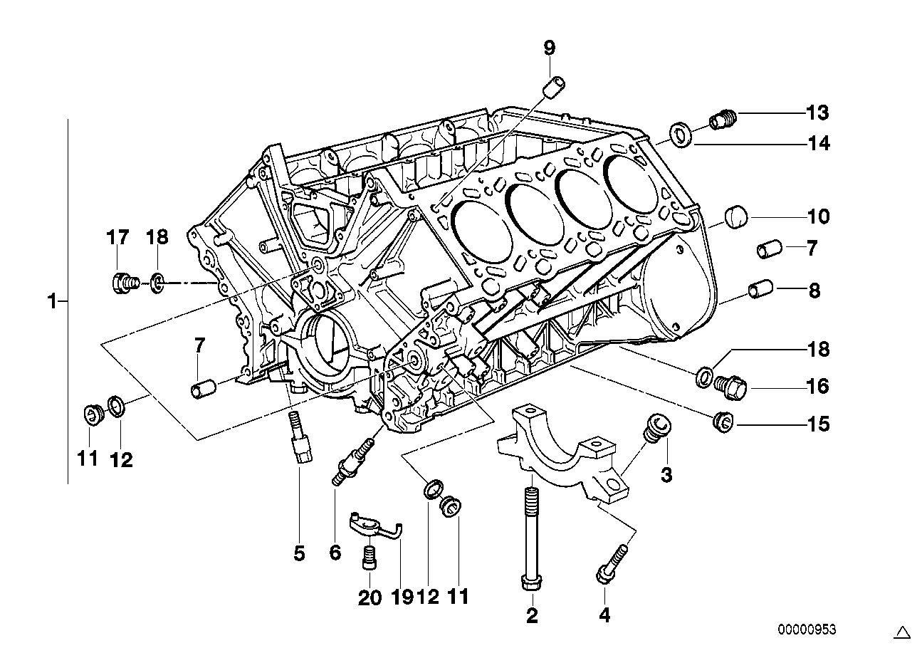 Расположение цилиндров v8 bmw