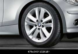 Диски новые оригинал бмв 1 E87 R17 стиль 141