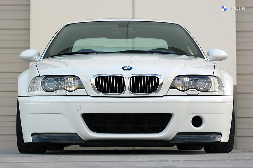 Тюнинг BMW M3 E46 - BMW M3 E46 White CSL STYLE
