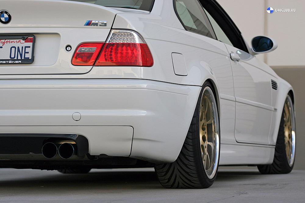 Тюнинг BMW M3 E46 - BMW M3 E46 White CSL STYLE