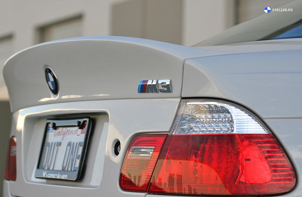 Тюнинг BMW M3 E46 - BMW M3 E46 White CSL STYLE