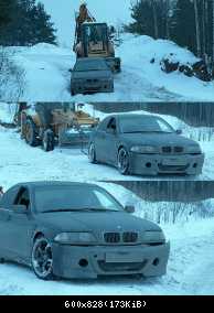 попой в верх горы за экскаватором на тросе - это экстрим 100%