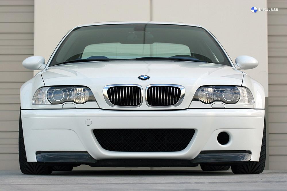 Тюнинг BMW M3 E46 - BMW M3 E46 White CSL STYLE