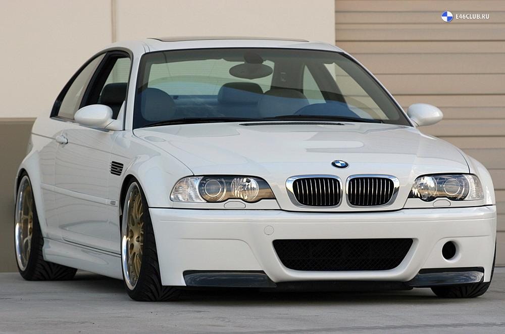 Тюнинг BMW M3 E46 - BMW M3 E46 White CSL STYLE