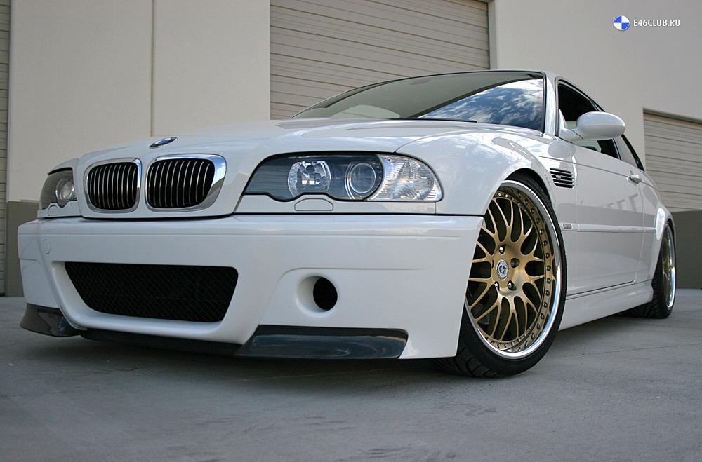 Тюнинг BMW M3 E46 - BMW M3 E46 White CSL STYLE