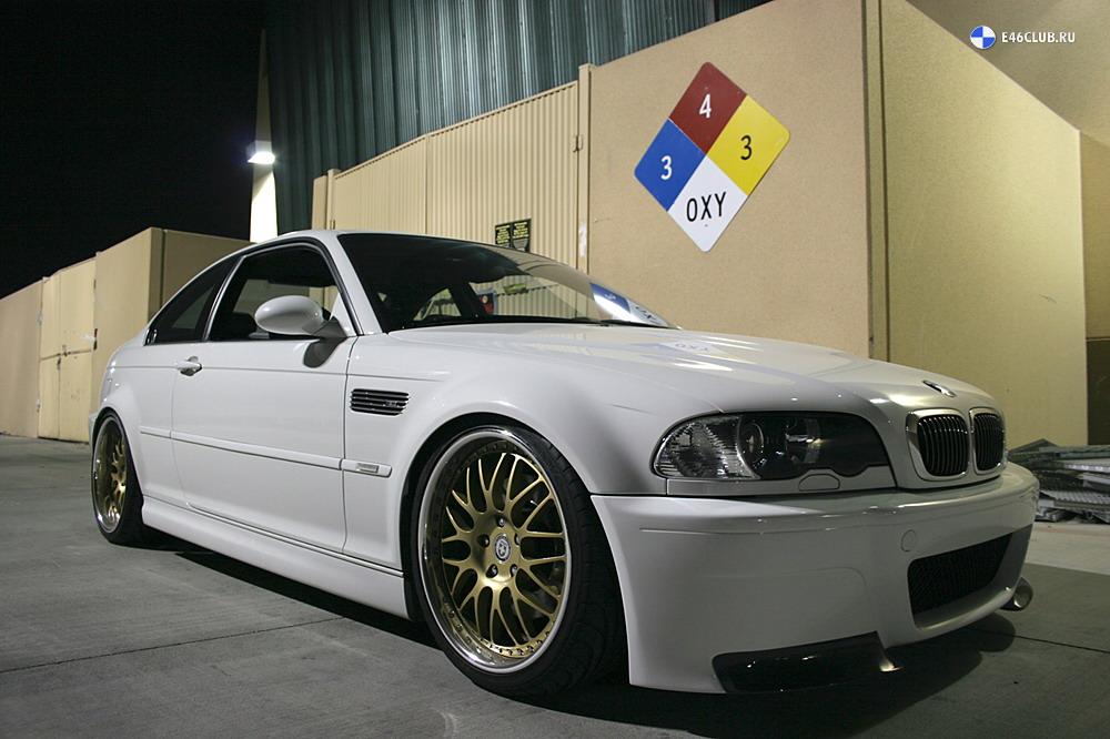 Тюнинг BMW M3 E46 - BMW M3 E46 White CSL STYLE