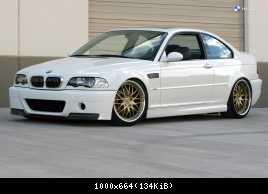 Тюнинг BMW M3 E46 - BMW M3 E46 White CSL STYLE